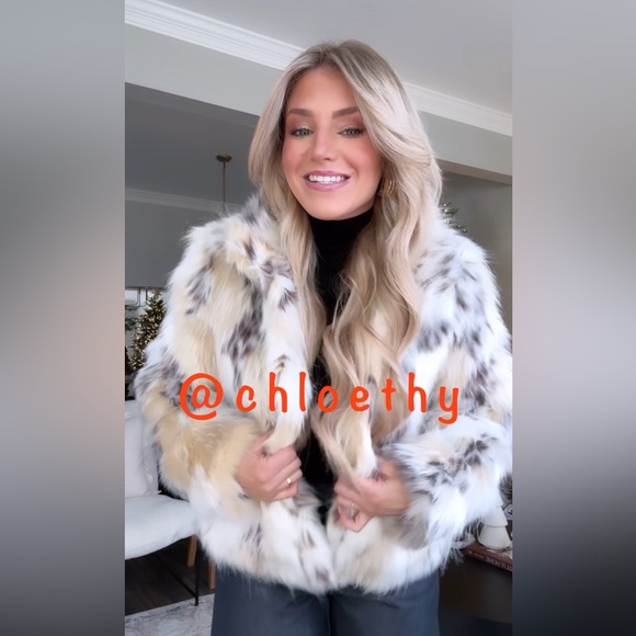 Zara ZW COLLECTION FAUX FUR JACKET - Picture 9 of 9